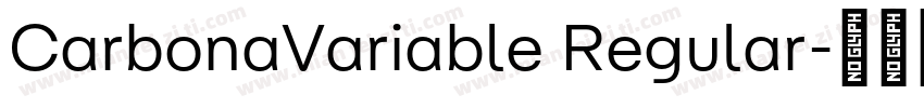 CarbonaVariable Regular字体转换